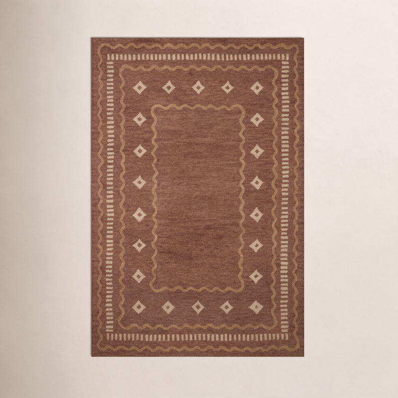 Tapis argile / épices Chris Loves Julia x Loloi Alfie, Rectangle 2 pi 3 po x 3 pi 9 po