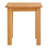 Echols Outdoor Solid Teak Wood Side Table