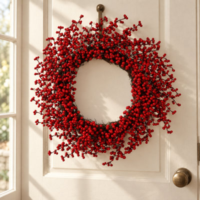 Halcott Handcrafted Berry 60 cm Artificial Wreath