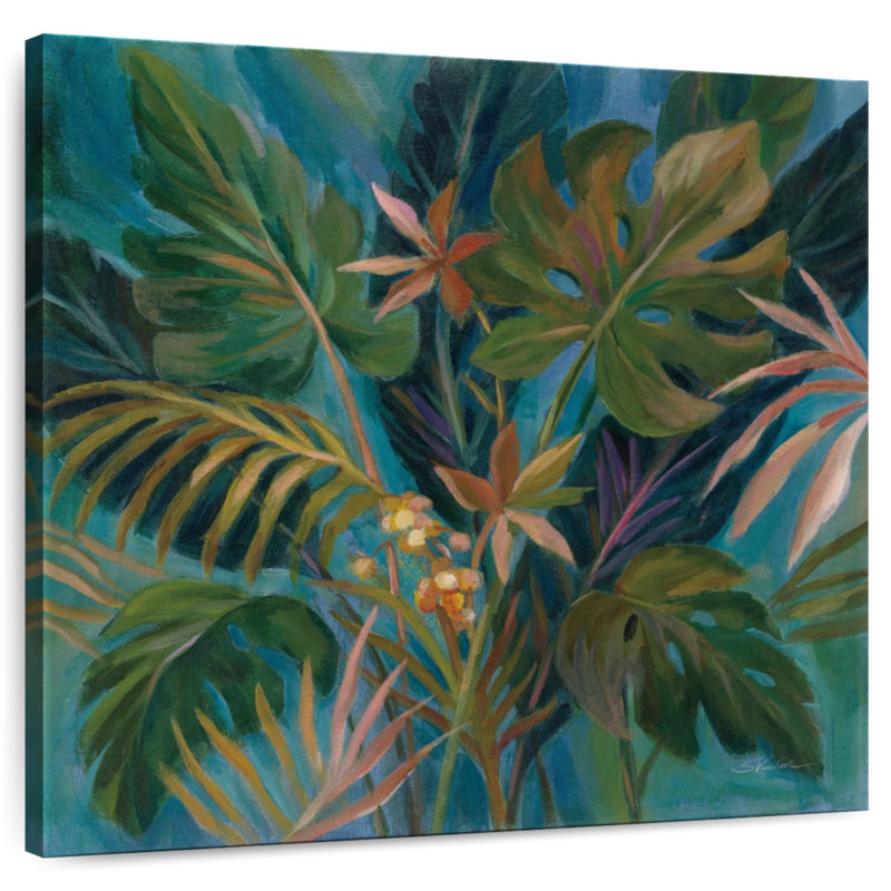 Harnek Midnight Tropical Leaves