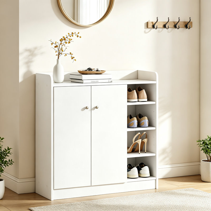 12 Pair Shoe Storage Cabinet