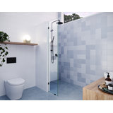 Vela 14 in. x 78 in. Fully Frameless Single Fixed Shower Panel