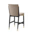 Tabouret de comptoir rembourré en fer Blondell-692600155