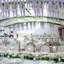Paquet de 6 fleurs de glycine suspendues en vigne artificielle vigne Ratta guirlande suspendue fleurs en soie fête de mariage décoration-614534841