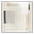 Cadre flottant blanc