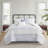 6 Piece Jacquard Oversized Comforter Set