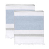Izod Clubhouse Stripe Cotton Honeycomb / Waffle Bath Towels