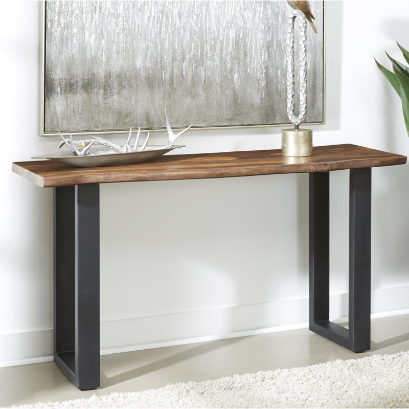 Menomonie 58'' Solid Wood Top Console Table