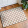 Beige Block Shag Rug – Medium Pile, Soft Texture, Kid & Pet Friendly