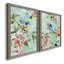 «Asbury Garden Song I», ensemble de 2 peintures sur toile encadrées-379428369-379428370