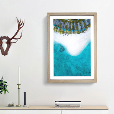 Fushifaru In The Maldives - Single Picture Frame Painting on MDF