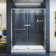 Infinity-Z 74.75" H Framed Sliding Shower Enclosure