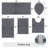 Absorbent Bath Mat Bathroom Rug (Set of 5)-632605078