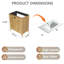 Meuble-lavabo autoportant 30 po avec lavabo en céramique-833232001