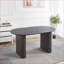 Table basse à 2 niveaux avec rangement en noyer et amp; Ivoire, facile à nettoyer pour le salon