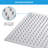 Rain Adjustable Shower Head 1.8 GPM GPM with Self-Cleaning-98430962