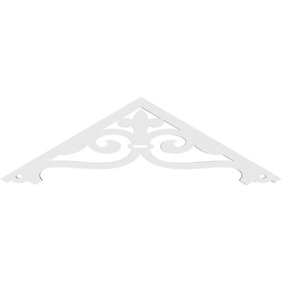 Finley Signature Urethane Gable Pediment, Primed Tan