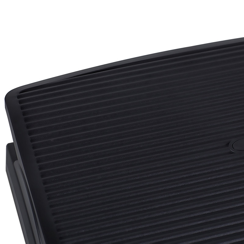 Mount-It! Ergonomic Height Adjustable Desk Footrest with Massaging Surface and Three Tilt Positions