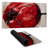 Two red tulips - 15.75"x31.50" Desk mat