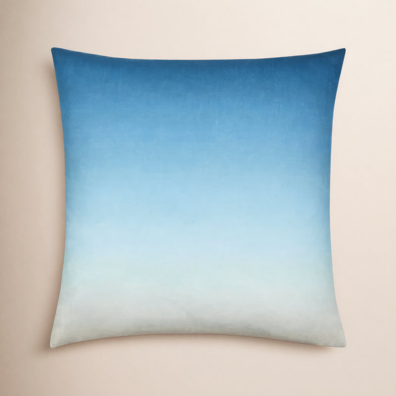 Housse et insert de coussin carré en mélange de lin Deadra, 20 po x 20 po, Housse de coussin seulement - sans coussin