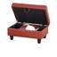 Repose-pieds modulaire avec rangement caché (rouge)