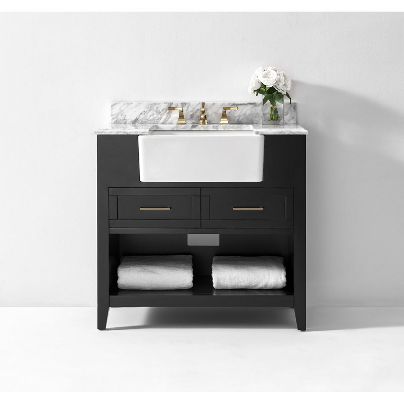 36'' W Single Vanity, Black Onyx