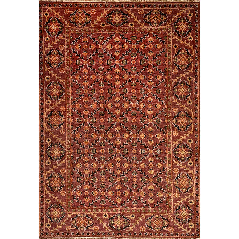 SUZANI 6 BRICK, Rectangle 3' x 5'