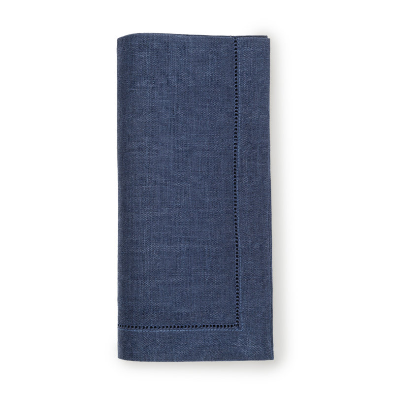 Festival Linen Rectangle Napkins, Navy