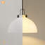 Luminaire suspendu en forme de dôme à 1 lumière de 12 po à 1 lumière pour îlot de cuisine. Verre nuage.-1411384503-1425792057