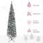 Arbre de Noël artificiel mince enneigé 9 pi avec 1014 branches HOMcom-1402832740-1402832744-1402832745