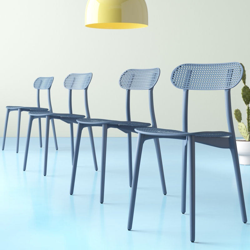 Stepan 47cm H Side Chair, Blue