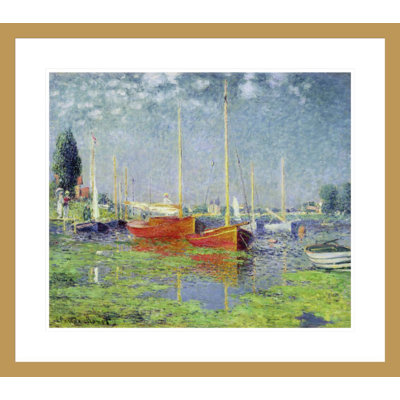 «Argenteuil» par Claude Monet, impression giclée sur cadre