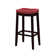 Bartonville Counter & Bar Solid Wood Backless Stool with Upholstered Seat
