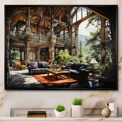 Hotels Lodges Serenity Retreat VII - Architecture Canvas Prints