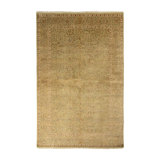 One-of-a-Kind 6’ X 9’3” Hand Knotted Area Rug