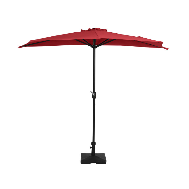 Parasol de marché 9 pi Nicholls, Rouge