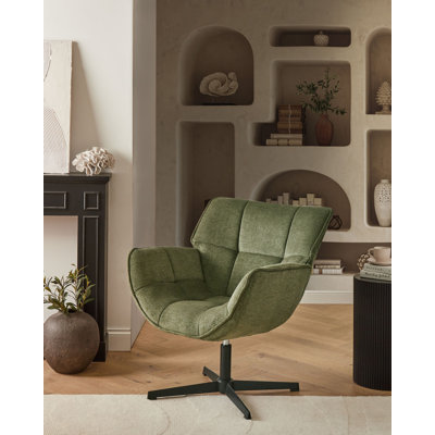 Upholstered Swivel Armchair