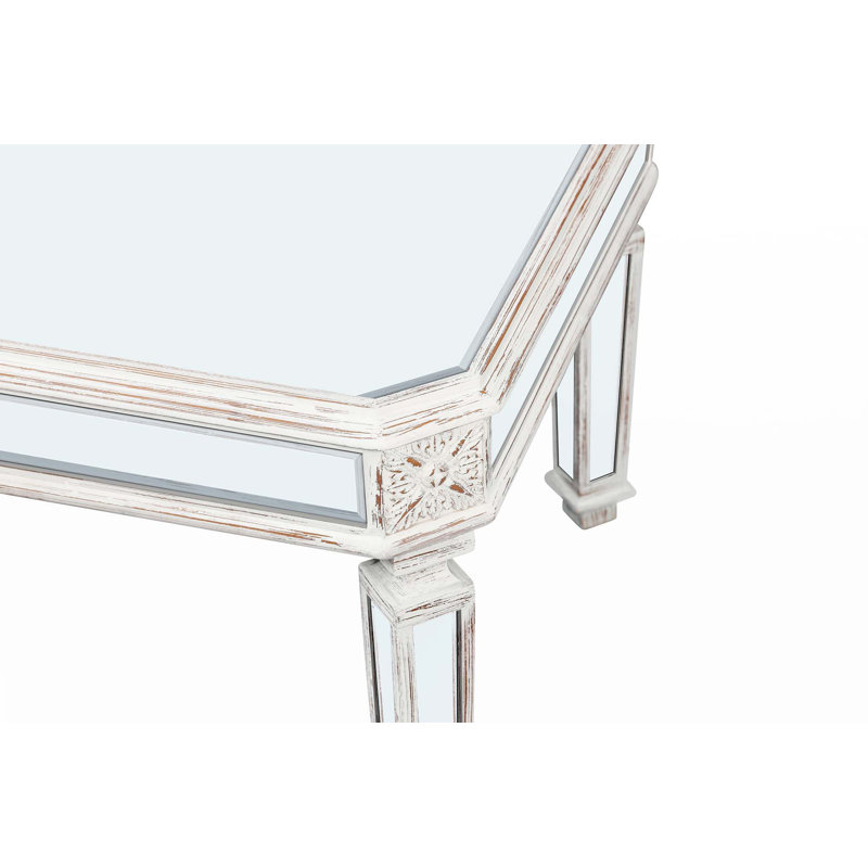 Silver Mirrored Coffee Table