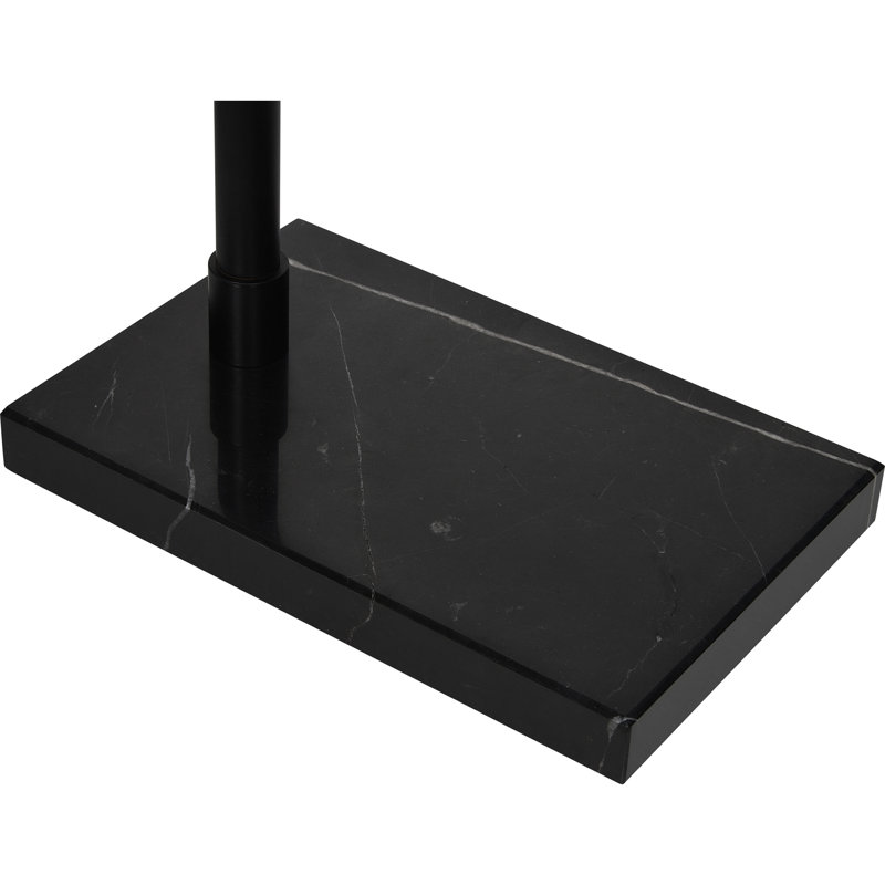 Rushton 60'' Matte Black Task Floor Lamp