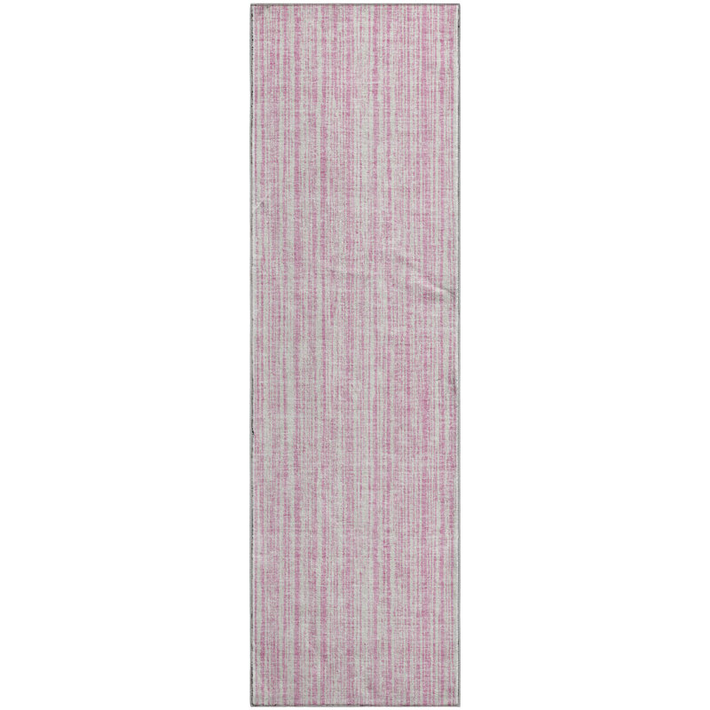 Premium Machine Washable Prisco Pink Rug, Runner 2'3" x 7'6"