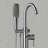 Single Handle Floor Mounted Freestanding Tub Faucet-64132471
