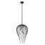 Luminaire suspendu noir mat 5 lumières Gabriella-123223201