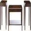 Ensemble de tables basses / de bout Bisharo 3 pièces