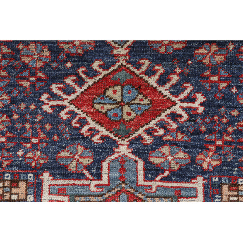 Rug & Kilim's Tribal Rug With Primitivist Geometric Patterns