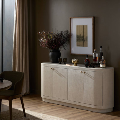 Davahn Amelia Sideboard-Ivory Painted Linen