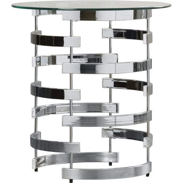 Orren Ellis Telly Glass End Table & Reviews | Wayfair