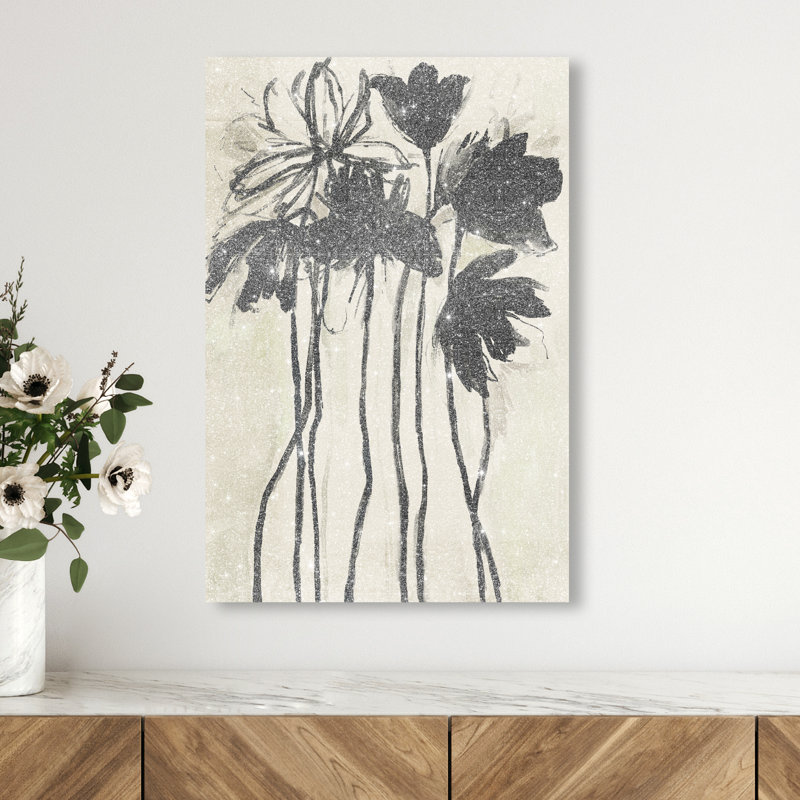 Flower Abstract Studio Print by Oliver Gal, 30"H x 20"W, Gallery Wrapped
