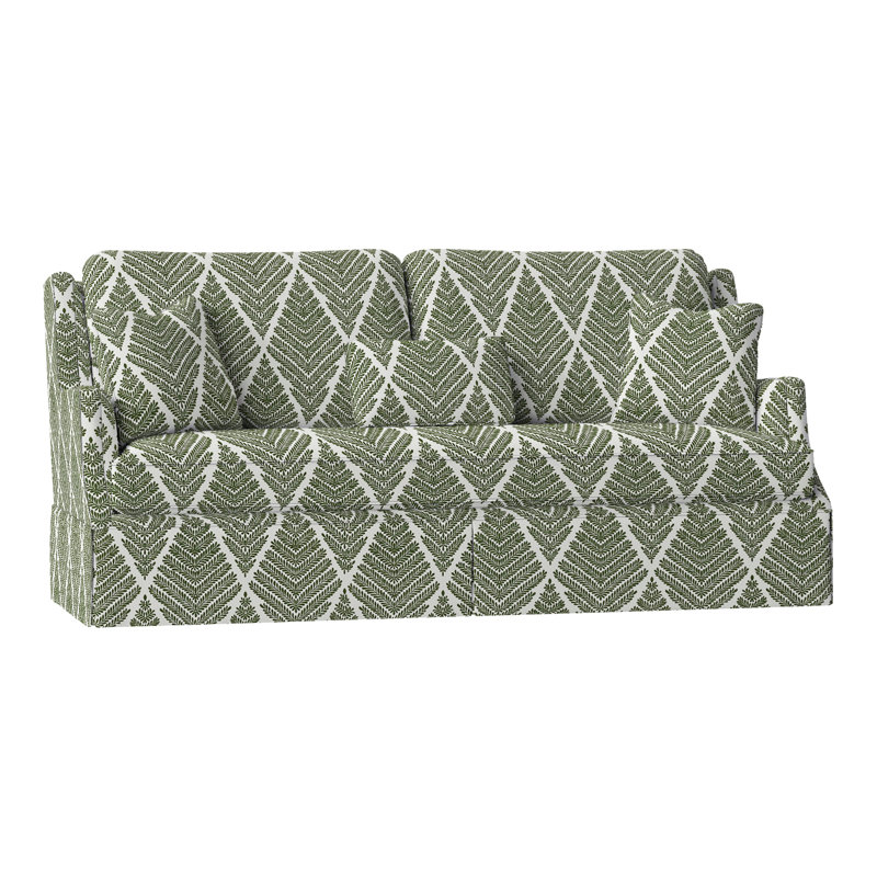 Savannah 87.5" Chenille Round Arm Sofa with Reversible Cushions, Perigold Emmeline Ivy