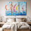 «Voile», 3 pièces sur toile-98562221