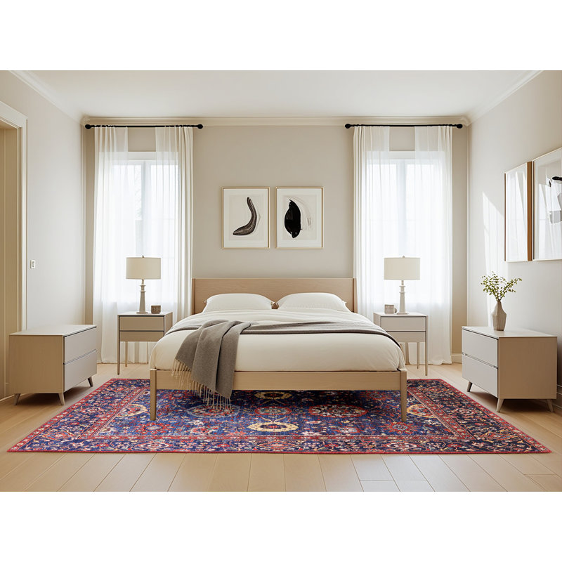 Oriental Indoor Rug, Rectangle 5' x 8'